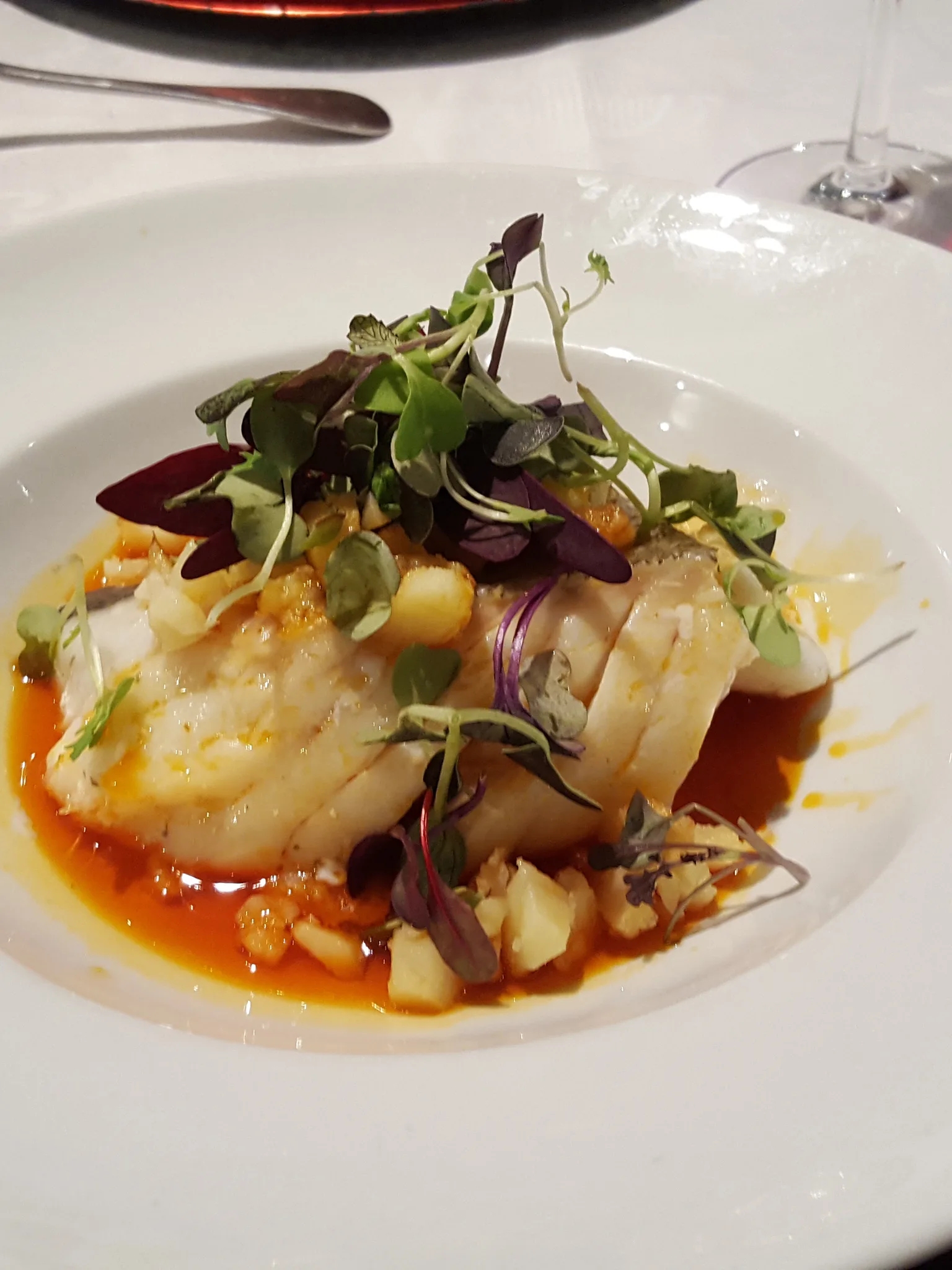 Bacalao al ajoarriero: Plato de bacalao en el restaurante Castilla en Toro, Zamora, España