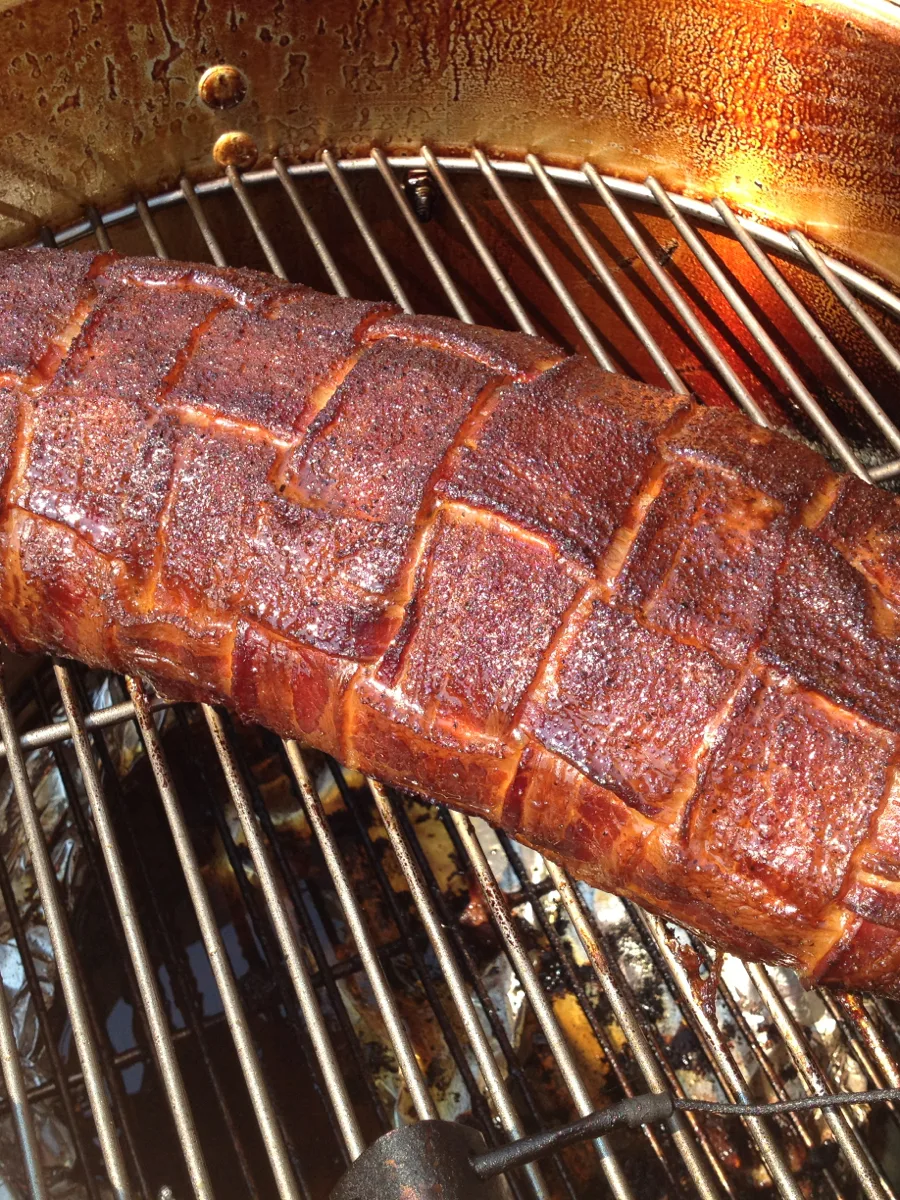 Bacon Explosion: Five hours later we have pork on pork in pork