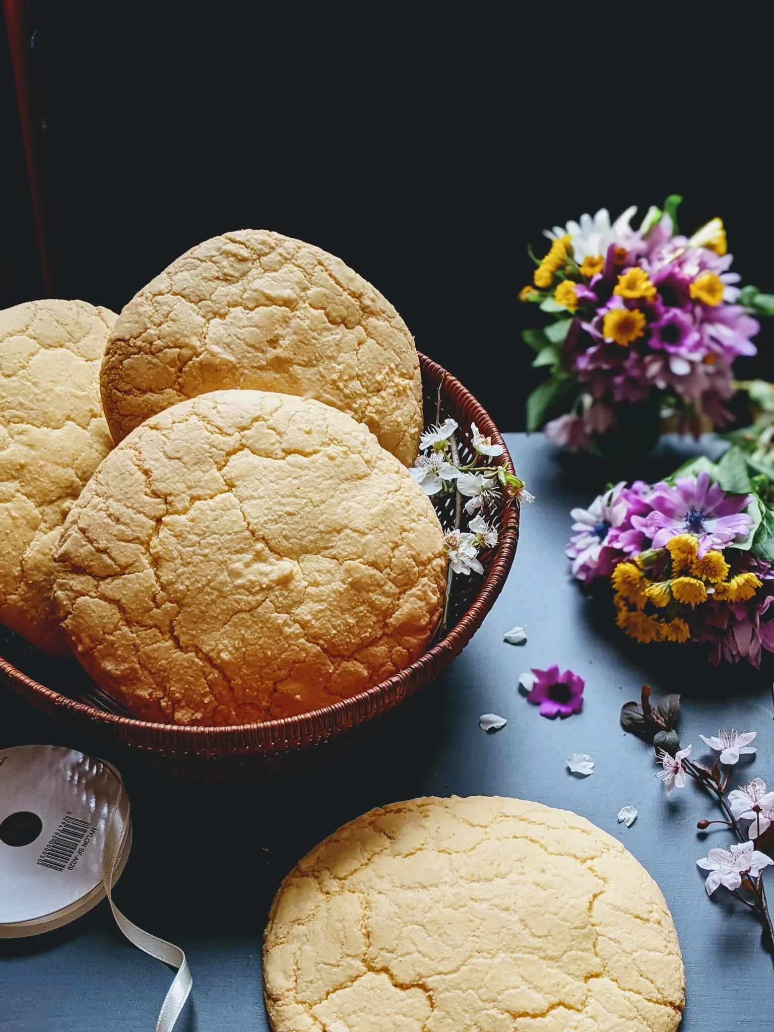 Ballokume: Ballokume, a type of sweet biscuit or big cookie made of corn meal, eggs and butter. Traditional dish of Elbasan, Albania
