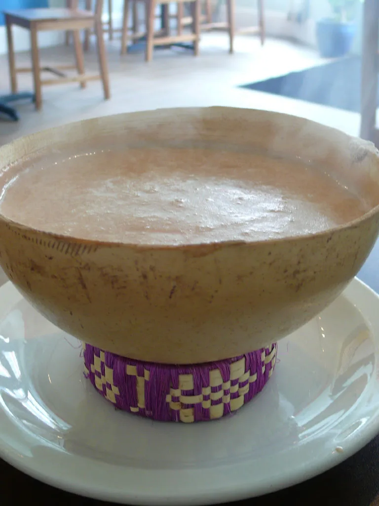 Champurrado, a photograph of the dish