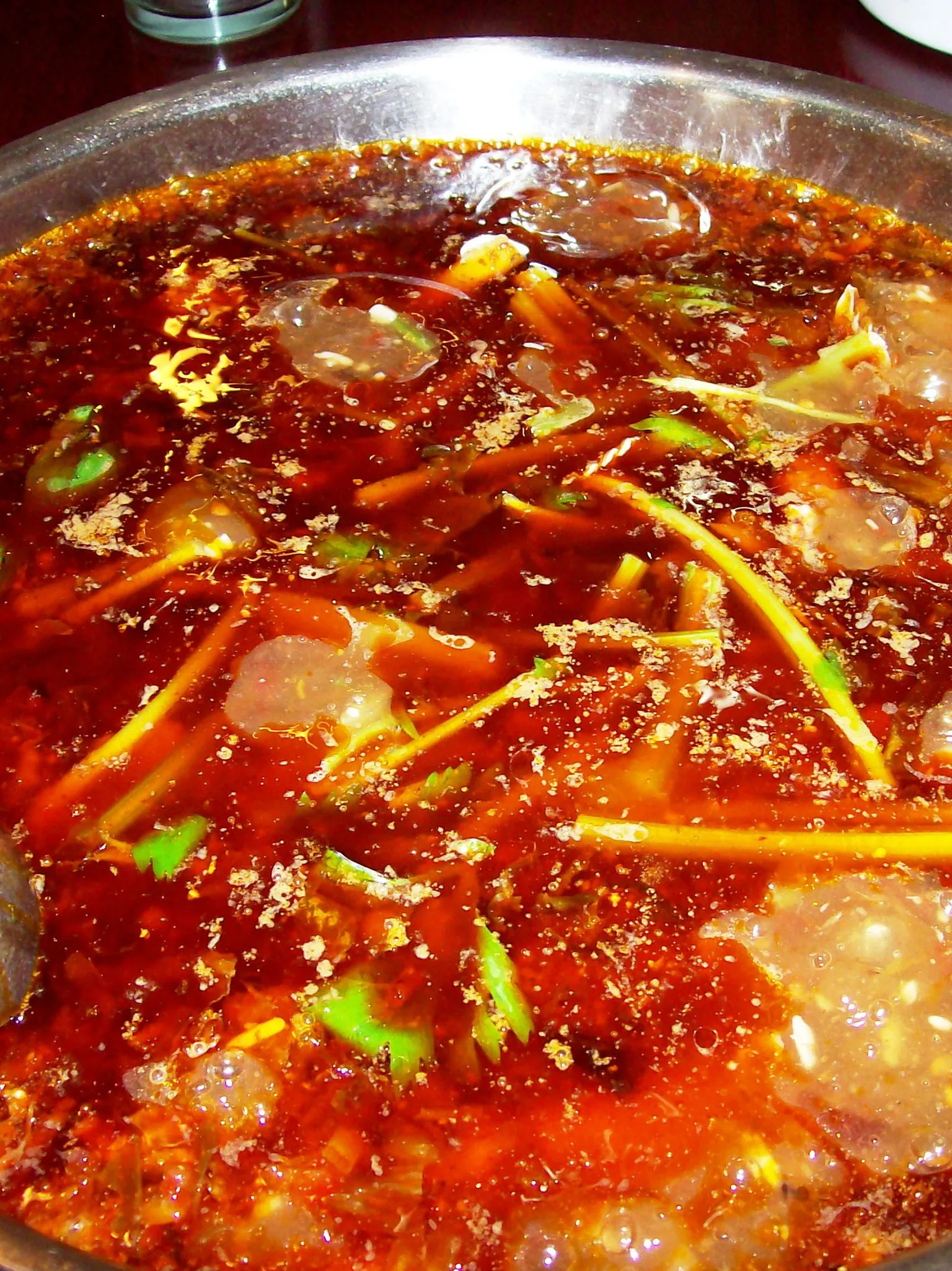 mala hot pot, a photograph of the dish