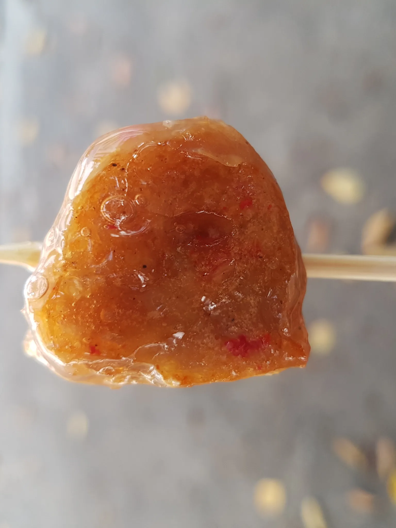 Crab jujube, a photograph of the dish