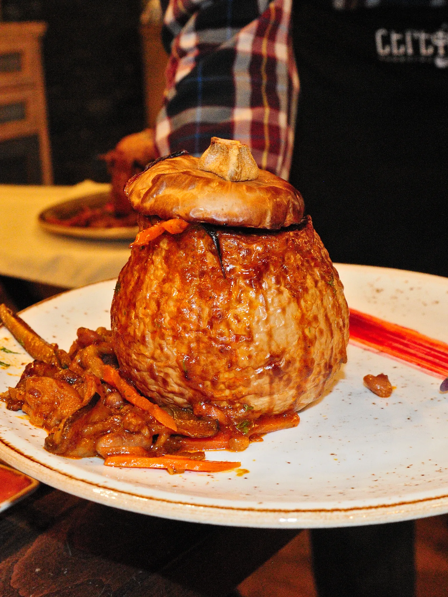 Ghapama, a photograph of the dish