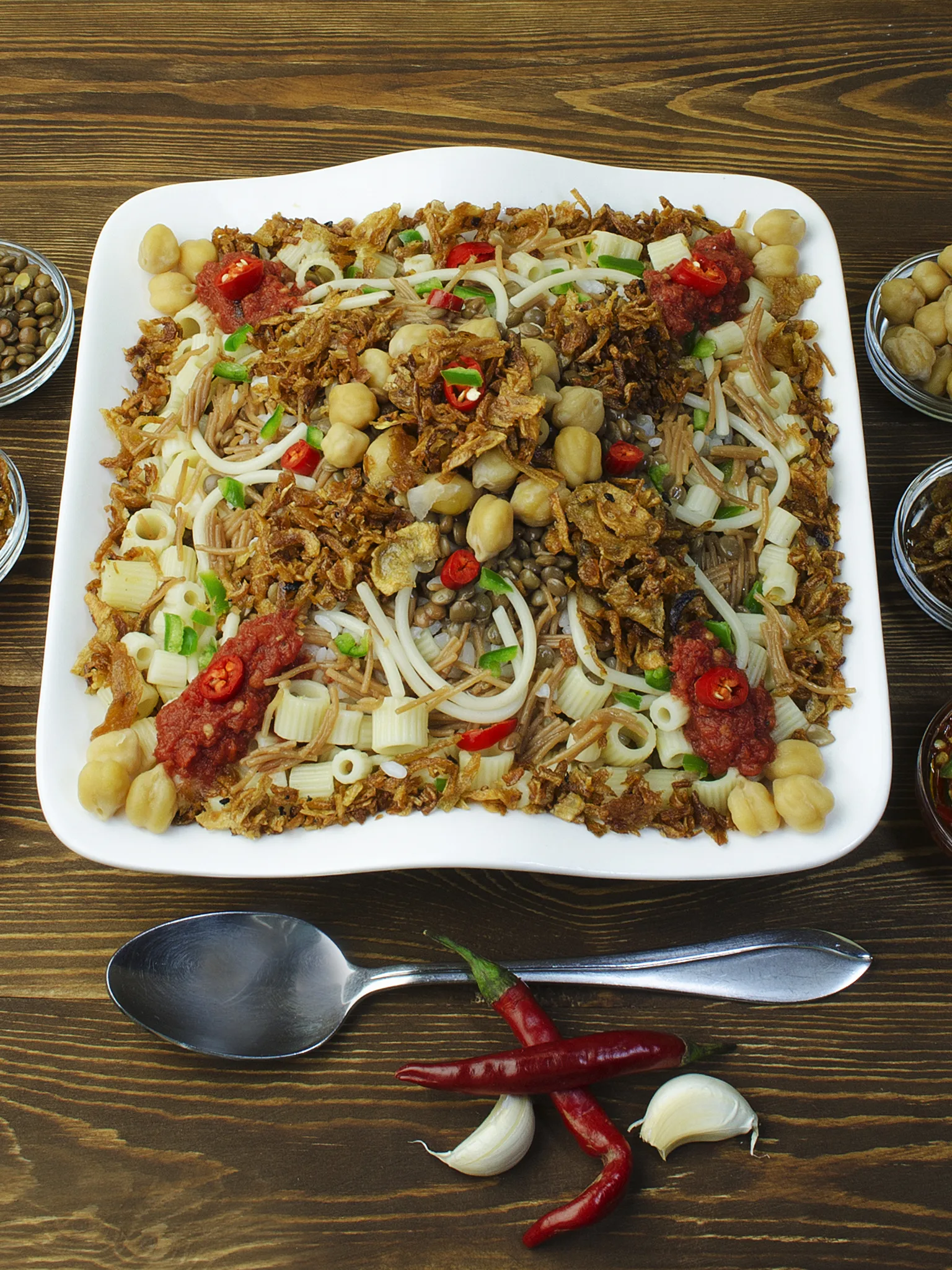 koshari: This is an image of food from