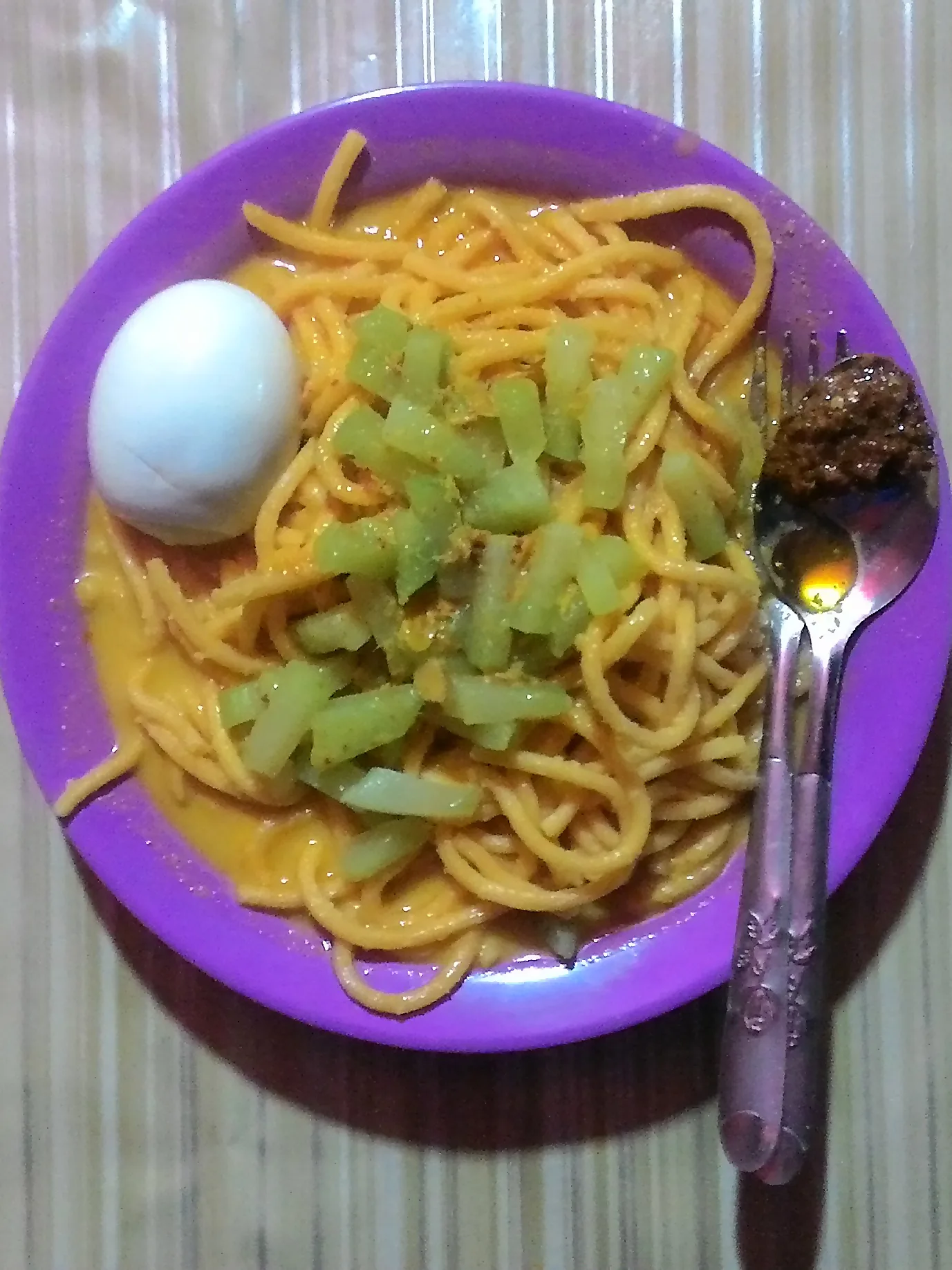 Mi Gomak, a photograph of the dish