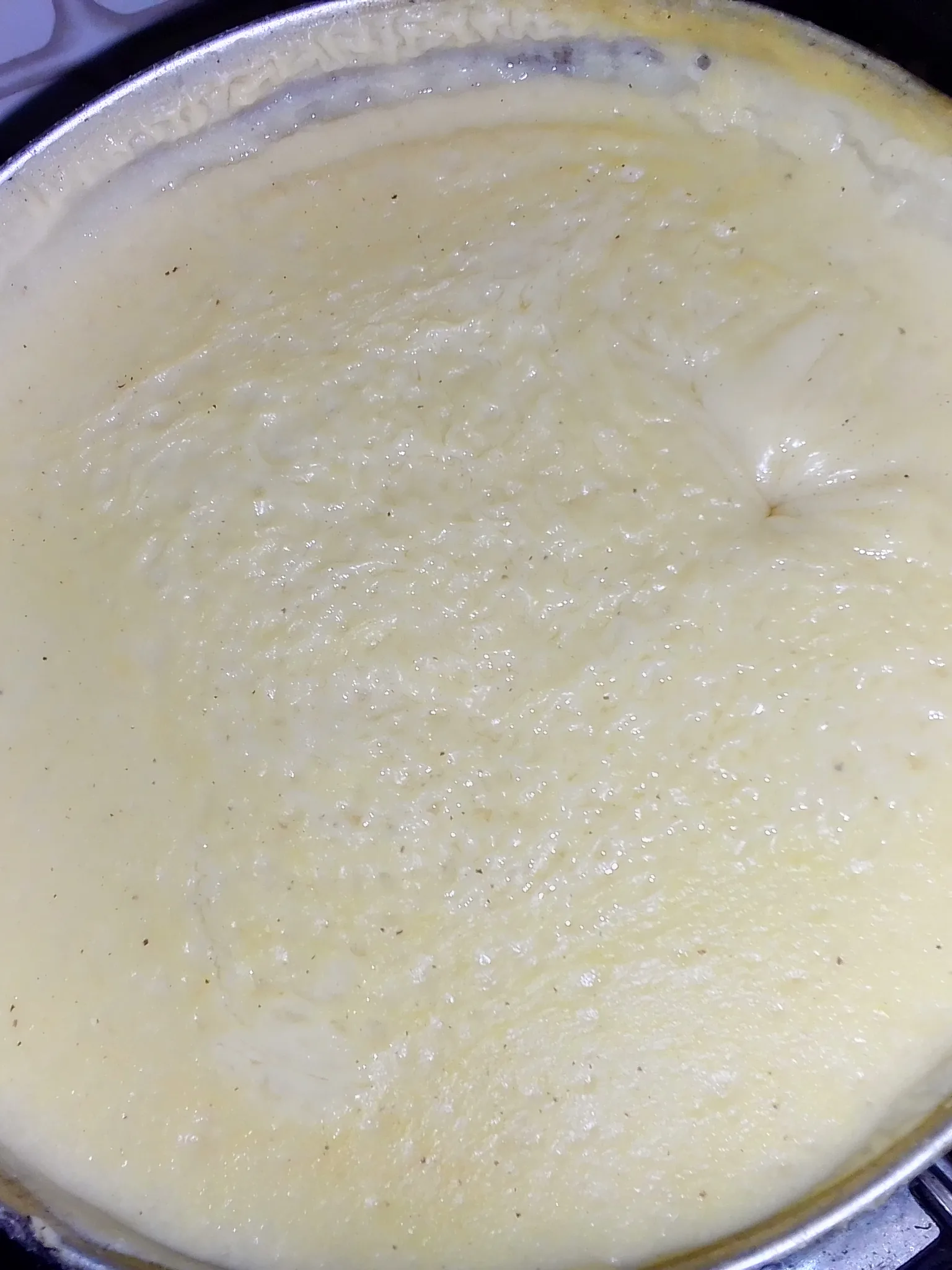 ogi: Pap served in a stainless plate