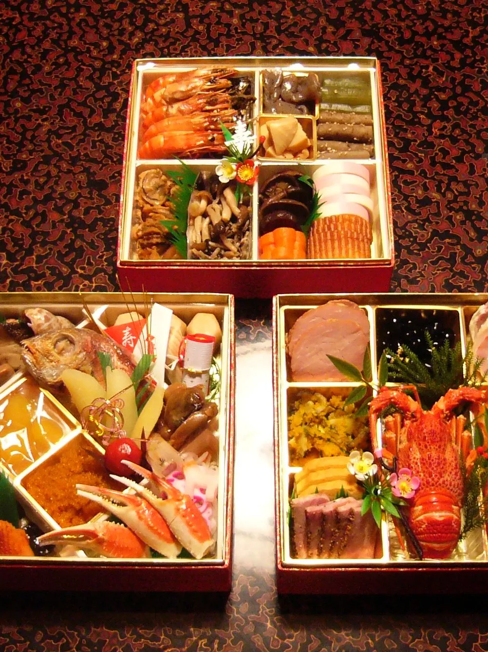 osechi, a photograph of the dish