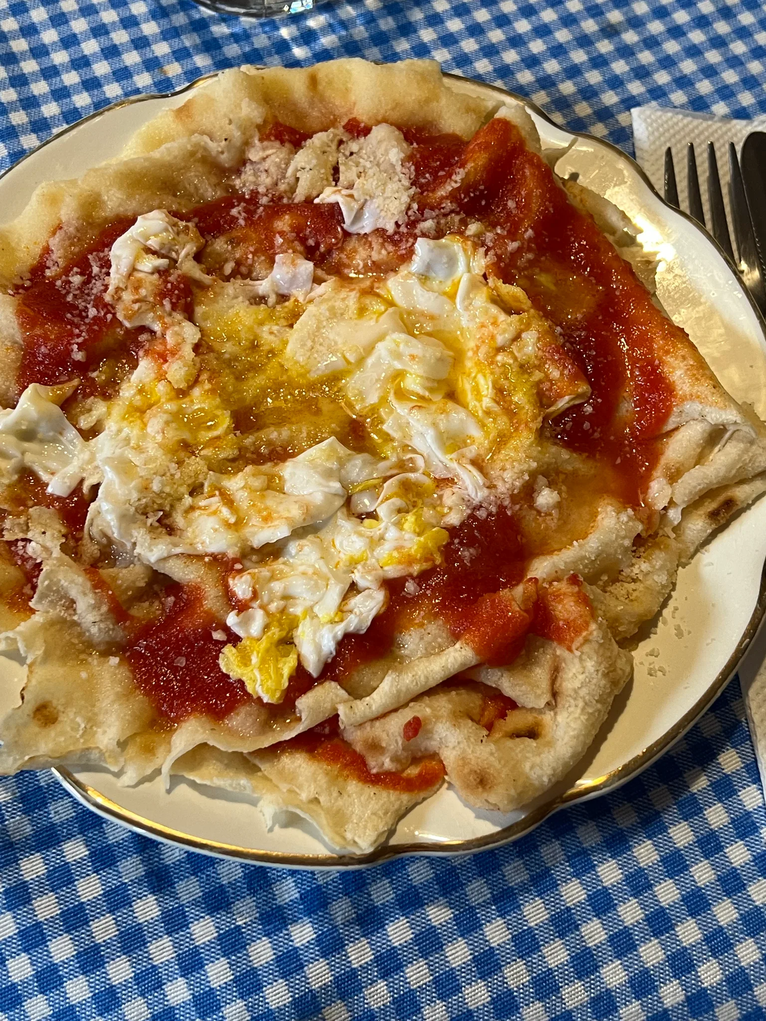 pane frattau: Pane frattau, a Sardinian dish