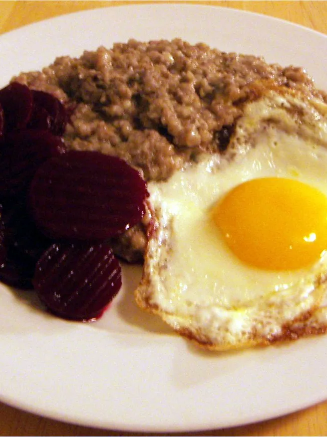 pölsa, a photograph of the dish