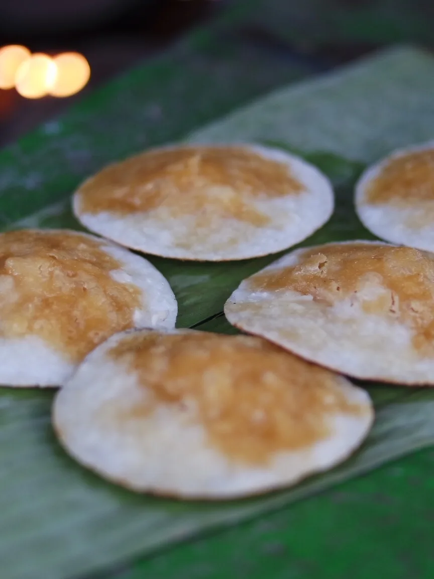 Serabi: Serabi is made from flour mix coconut milk and javanese sugar, baked with tembikar in a smal pan. It taste so good for snacking or breakfast