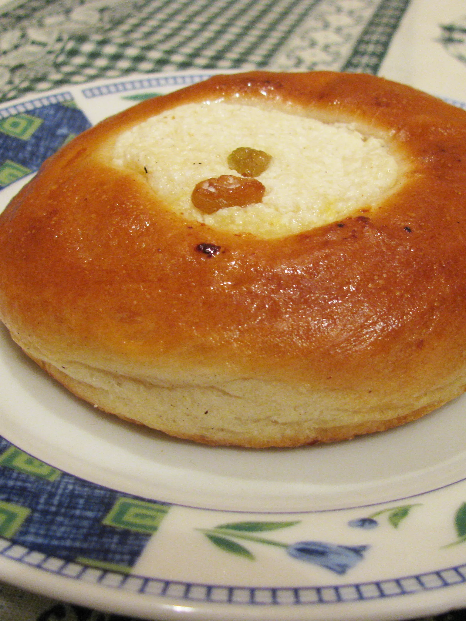 Vatrushka, a photograph of the dish