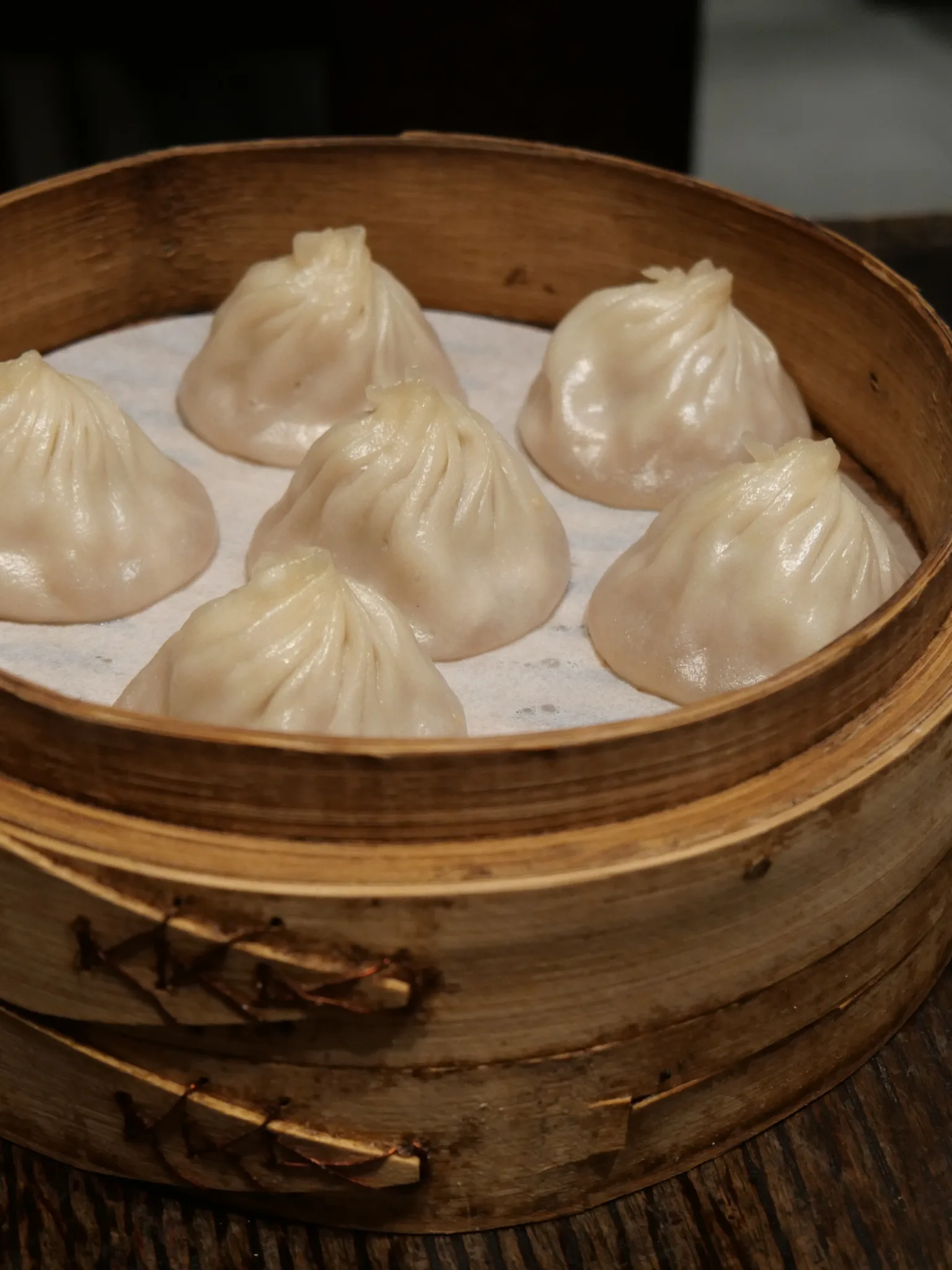 Xiaolongbao: A Xiaolongbao from The Modern Shanghai in YOHO MALL at Yuen Long, Hong Kong